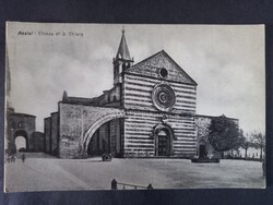 Assisi – Szent Klára-bazilika, kb. 1920–30-as évek, Umbria, Olaszország
