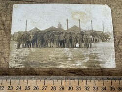 -AX961- I. Világháború tábori pékség fotólap 1916 Feldpost Monarchia katona konyha fénykép vh RITKA