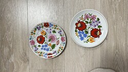 Eredeti Kalocsai porcelán fali dísztányér pár 2db