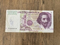 Olaszország 50000 Líra 1992 VF