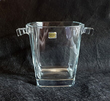 Luminarc, French Ice Cube Tray / Ice Bucket in Pristine Condition. Labeled.