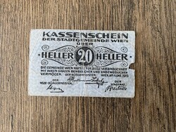 Ausztria 20 Heller Bécs 1919 VG