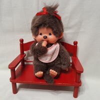 Vintage Monchhichi-Moncsicsi fa pad.játék bútor.1974.