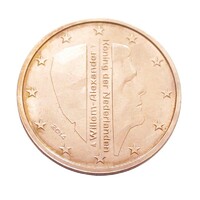 Hollandia,2 eurocent 2014 aUNC+ réz