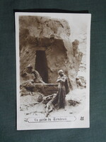 Képeslap,vallás,Domenico Mastroianni szobrász művészet,Jézus,Krisztus élete szobor,1911-