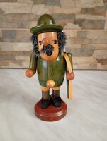 Német fa füstölő figura (Räuchermann) – Vadász