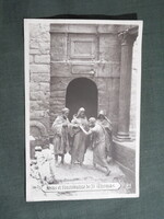 Képeslap,vallás,Domenico Mastroianni szobrász művészet,Jézus,Krisztus élete szobor,1911-