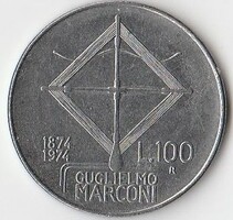 Régi olasz érme 100 lira