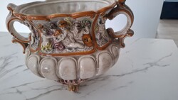 Hollóházi Antique Baroque Capodimonte Vase