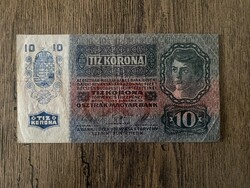 Osztrák-Magyar Monarchia 10 Korona 1915 VF-