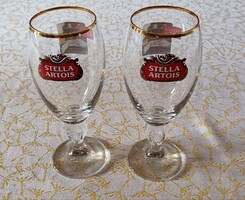 Stella Artois talpas, sörös pohár, festményes, 2,5 dl (2 db)