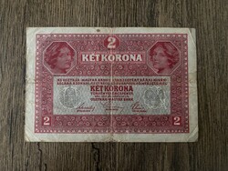 Osztrák-Magyar Monarchia 2 Korona 1917 VF-