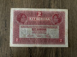 Osztrák-Magyar Monarchia 2 Korona 1917 VF-