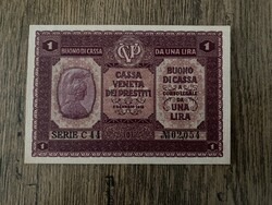 Olaszország 1 Líra 1918 AUNC