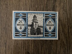 Ausztria 20 Heller Salzburg 1920 AUNC