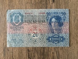 Osztrák-Magyar Monarchia 20 Korona 1913 F+