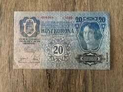 Osztrák-Magyar Monarchia 20 Korona 1913 VF-