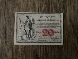 Ausztria 20 Heller Sankt Florian am Inn 1920 UNC