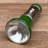 Retro - vintage Artas Focus DDR metal flashlight - torch