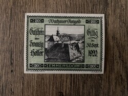 Ausztria 20 Heller Spitz An Der Donau 1920 UNC