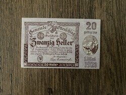 Ausztria 20 Heller Ottenschlag 1920 UNC