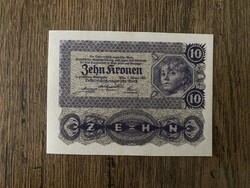 Ausztria 10 Korona 1922 UNC