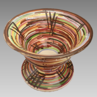 Fischer Emil Footed Bowl EXTRA RARE