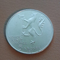 Norvégia 5 korona, 1978 - Norvég hadsereg - Emlékérme