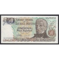 Argentína,50 pesos 1983 EF+