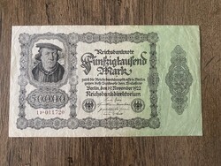 Németország 50000 Márka 1922 F+