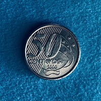 Brazília - Brazil - 50 centavos - 2000 coin - rare