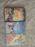 Rajzfilm VHS kazetta csomag (3 db) – Tom és Jerry, 101 kiskutya 2., Ali Baba
