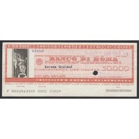 Olaszország,50000 lire 1968 - Traveller's cheque EF+
