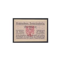 Ausztria,20 heller - Herzogenburg Buchdruckerei - Könyvnyomdai szükségpénz aUNC+