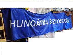 Hungária insurance company huge flag sun protection molino 4x1m, new, football fans! I will listen to a quote!