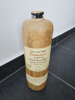Erven Lucas Bols 1 literes üres agyagpalack címkével (38% ritka)