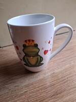 Lindt béka király porcelán bögre