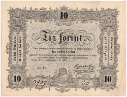 TÍZ KOSSUTH FORINT 1848 EF