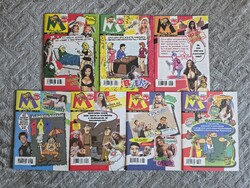 Móricka pikáns humorlap – 7 db ritka, késői kiadás (580, 581, 586, 587, 588, 589, 590) 2016-2017