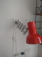 Retró szarvasi harmonika karos fali lámpa