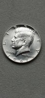 Ezüst kennedy   fél dollár 1967