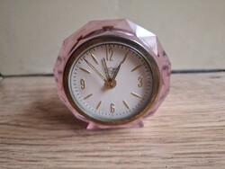 Retro MOM Table Alarm Clock with Purple/Pink Plastic Case
