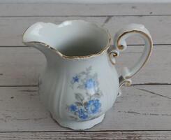 Zsolnay Porcelain Blue Peach Blossom Milk Jug!