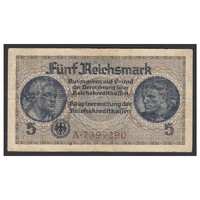 Németország,5 reichsmark 1940 F