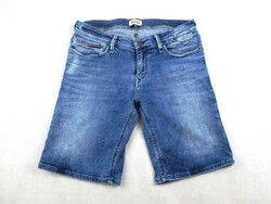 EREDETI TOMMY HILFIGER (W32) FÉRFI FARMERKÉK SZÍNŰ FARMER RÖVIDNADRÁG / TÉRDNADRÁG