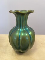 Zsolnay Eosin Gerezdes Vase