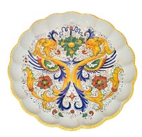 Signed Original Deruta Raffaellesco Large Wall Plate