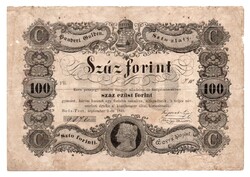 100 Forint 1848 Banknote, F
