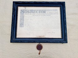 1936-os Magyar Királyi Jogi Doktori Diploma – Dr. Perbíró József ('56-os forradalmár) hagyatéka