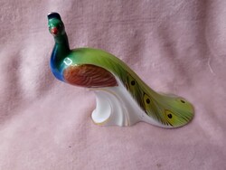 2611/10 Drasche porcelán páva
